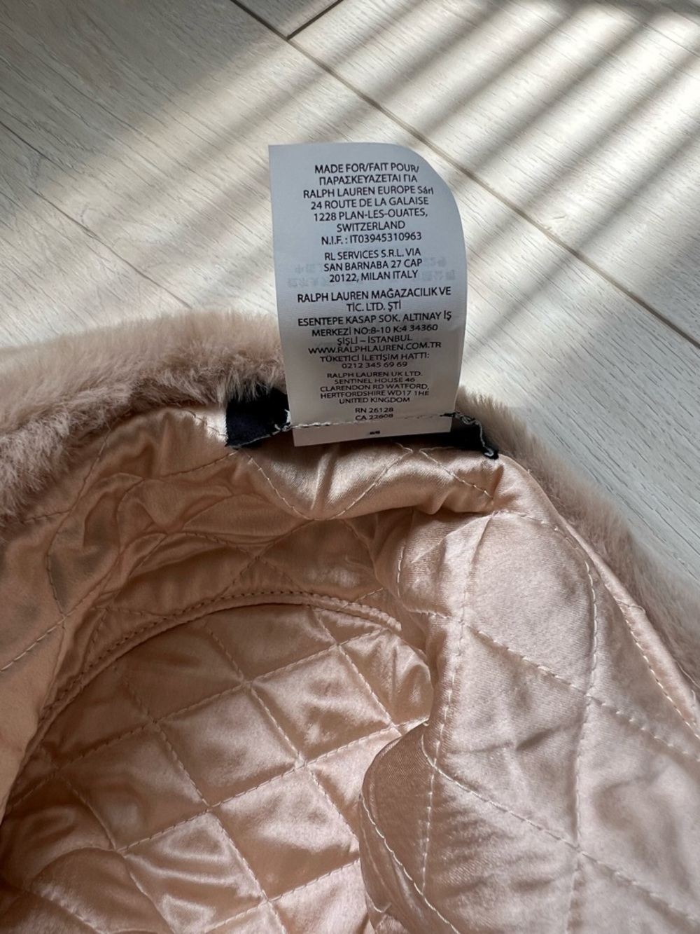 Ralph Lauren Suede Bucket Hat in Light Brown - Picture 5 of 5